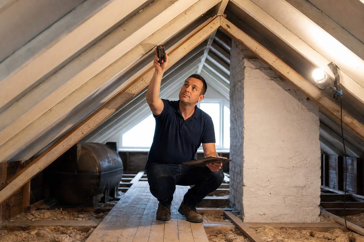 Loft conversion head height survey in Chelmsford