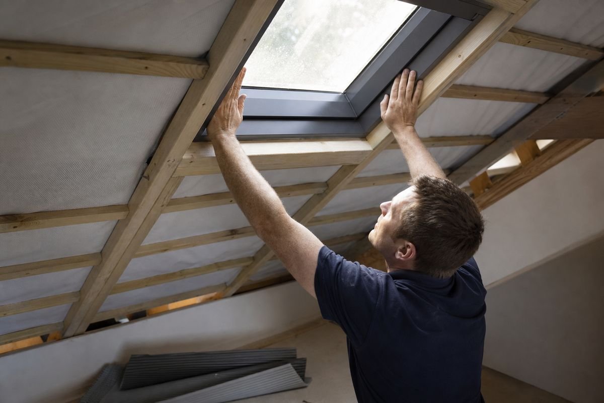 Loft conversion rooflight installation in Chelmsford